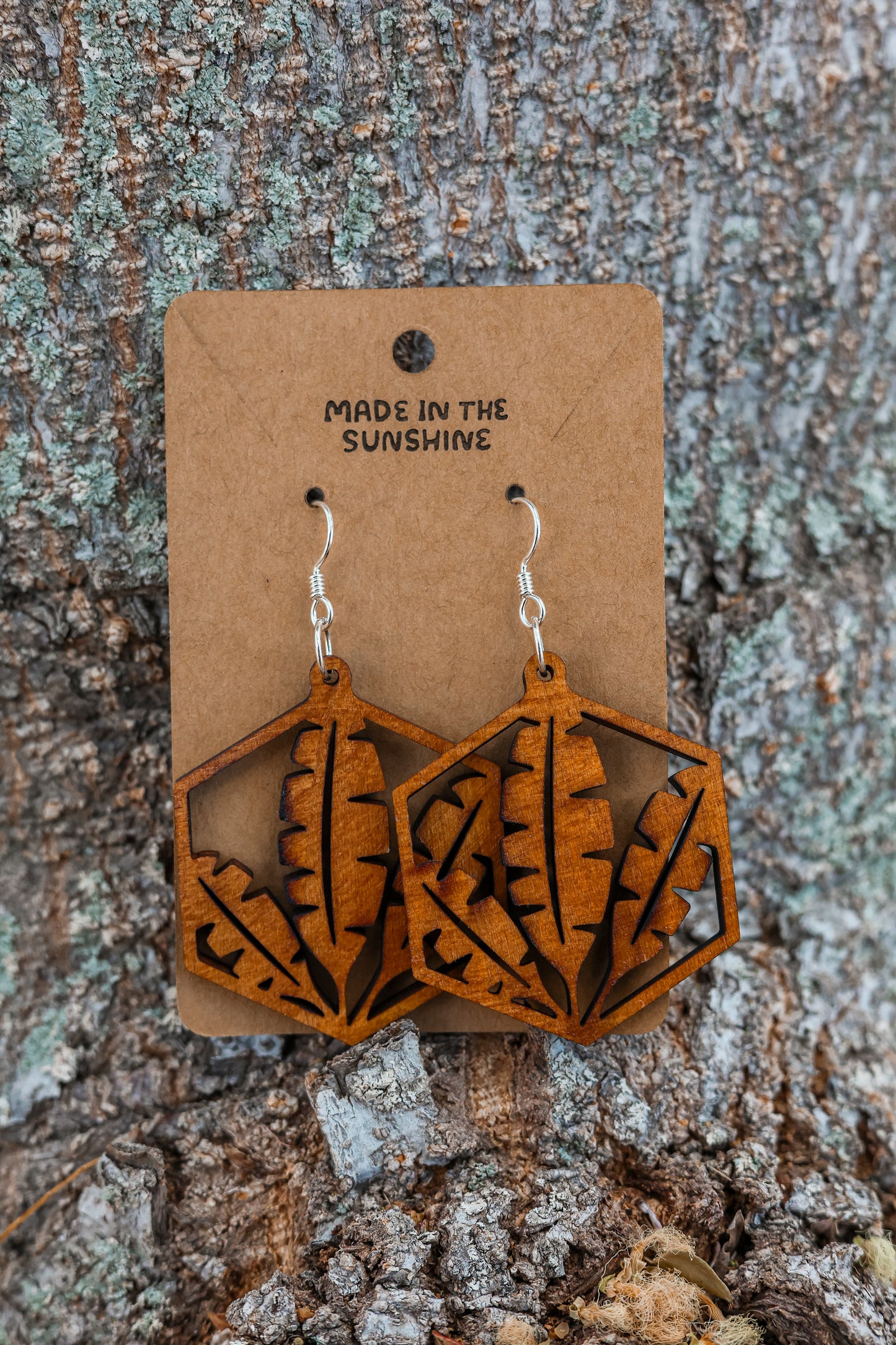 Palm Frame Earrings