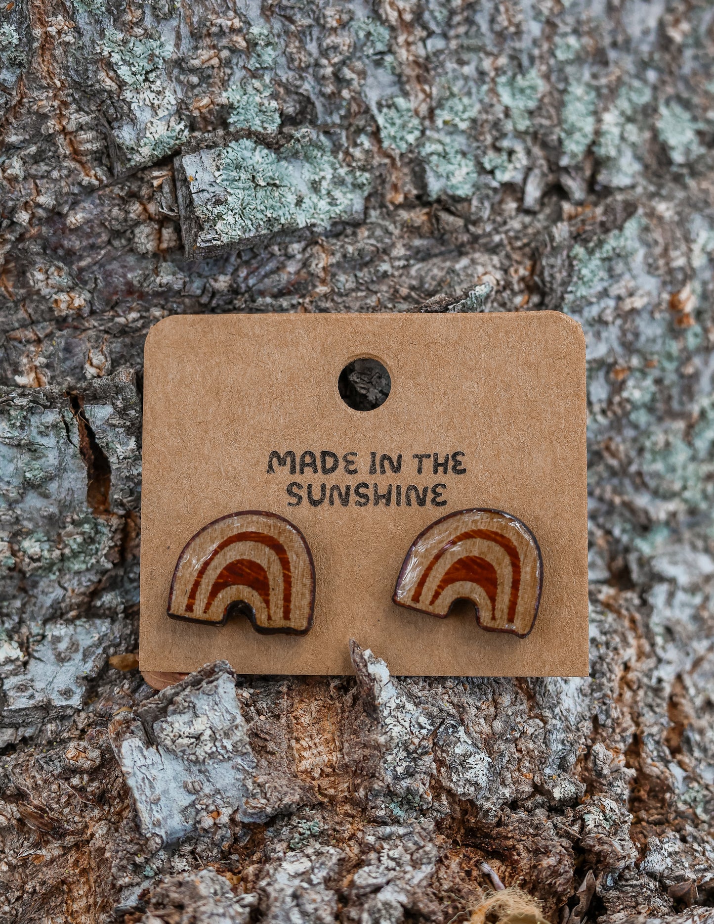 Rainbow Stud Earrings