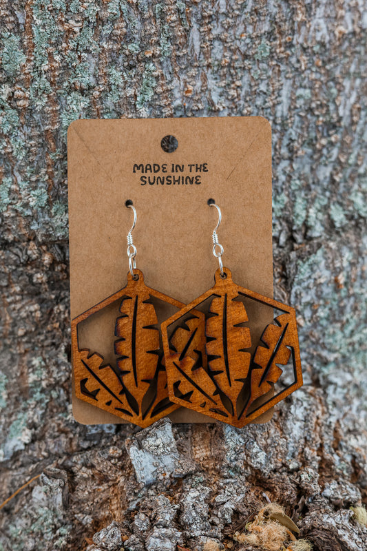 Palm Frame Earrings