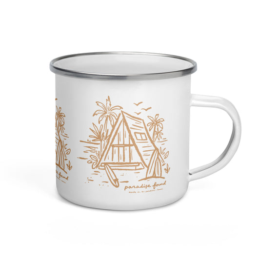 Paradise Found Enamel Mug