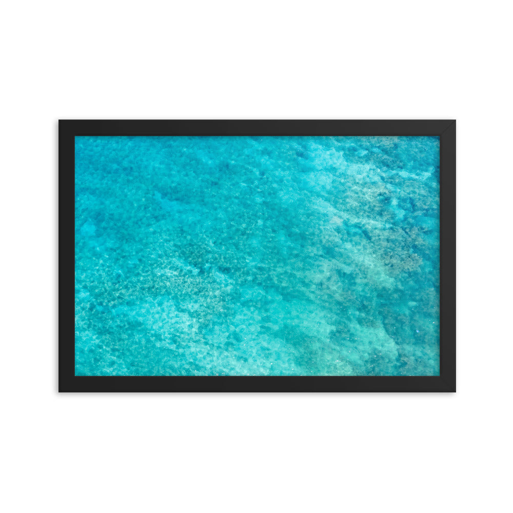 Pacific Blues Framed Poster