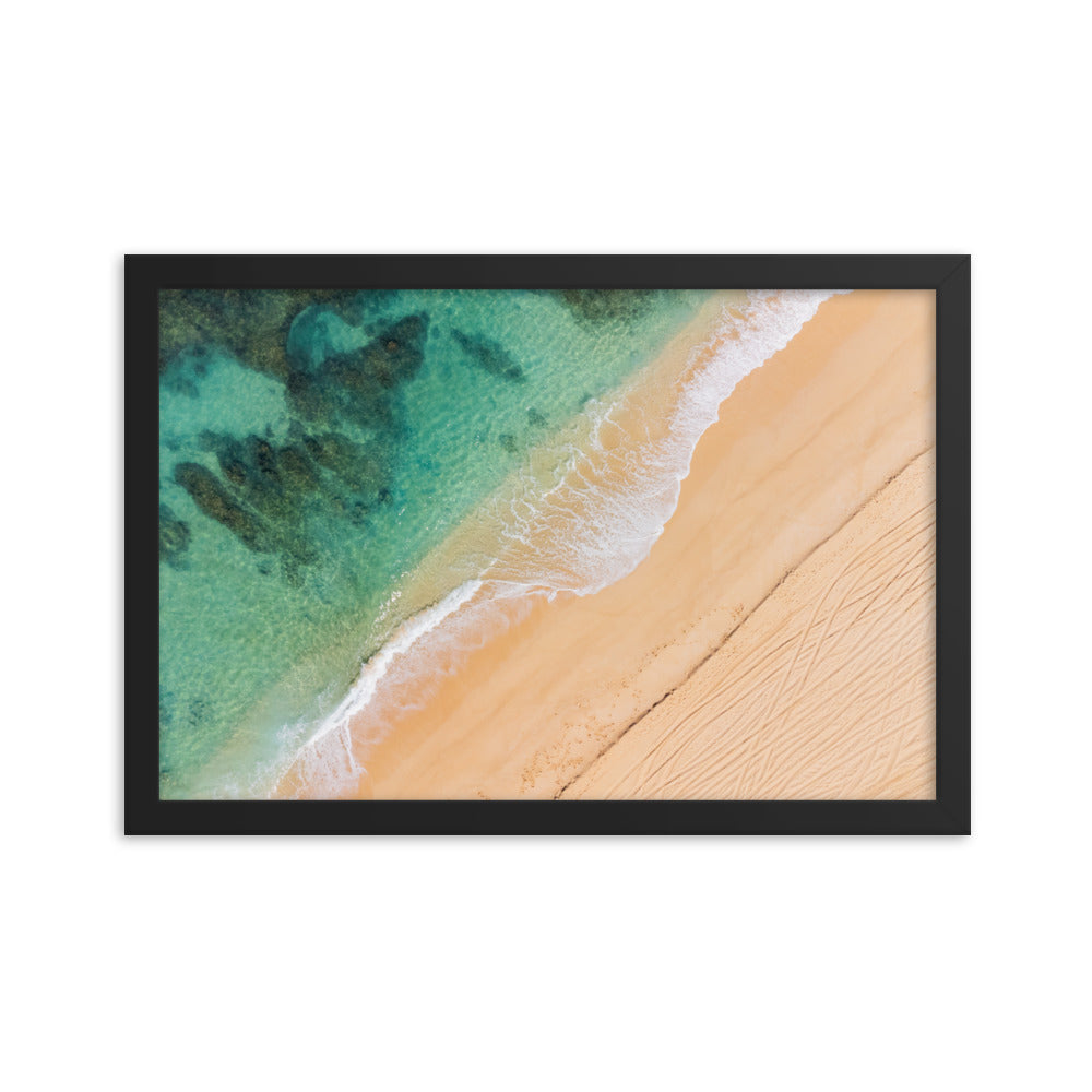 Beach Lines Framed Poster