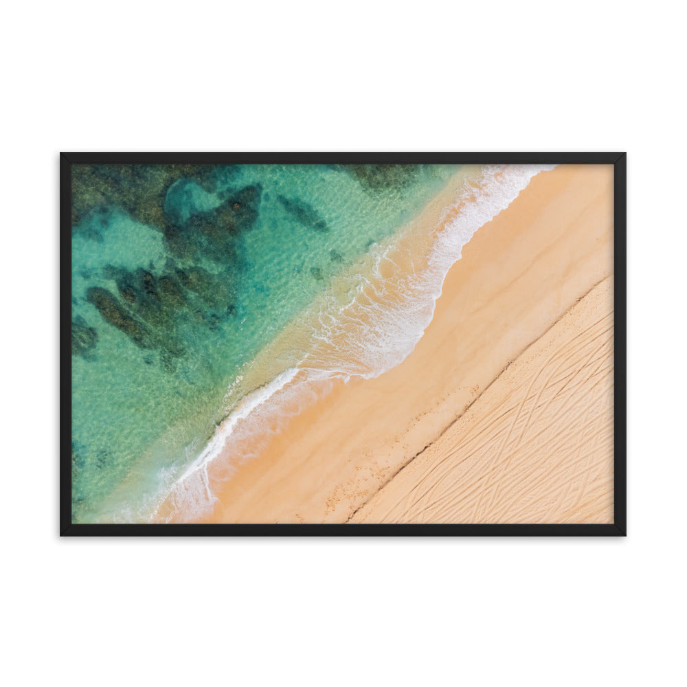 Beach Lines Framed Poster