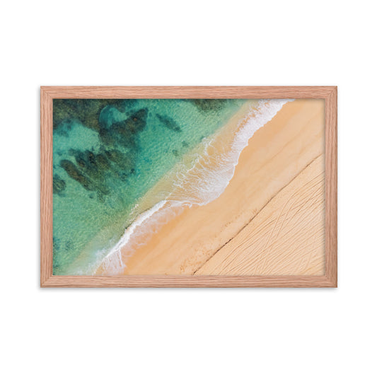 Beach Lines Framed Poster