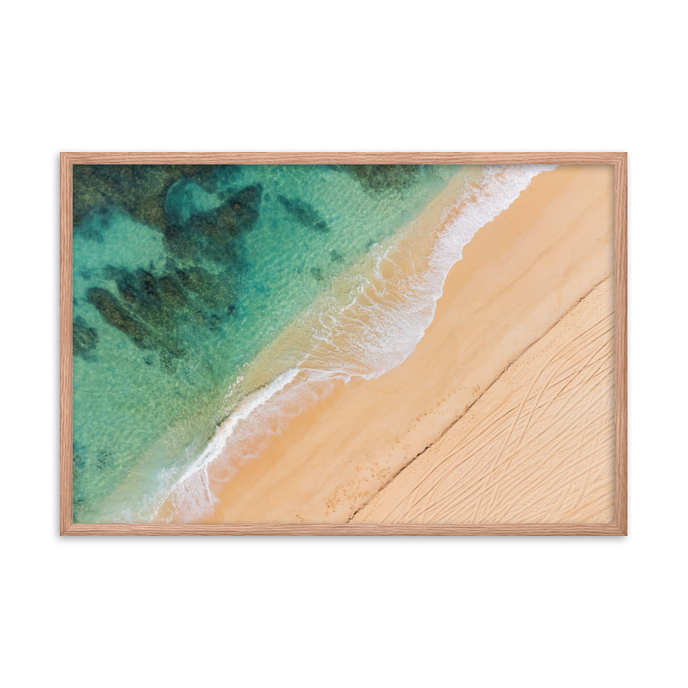 Beach Lines Framed Poster