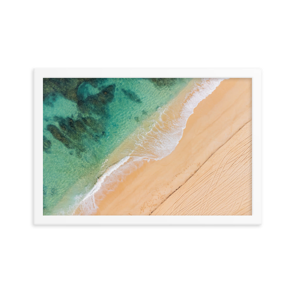 Beach Lines Framed Poster