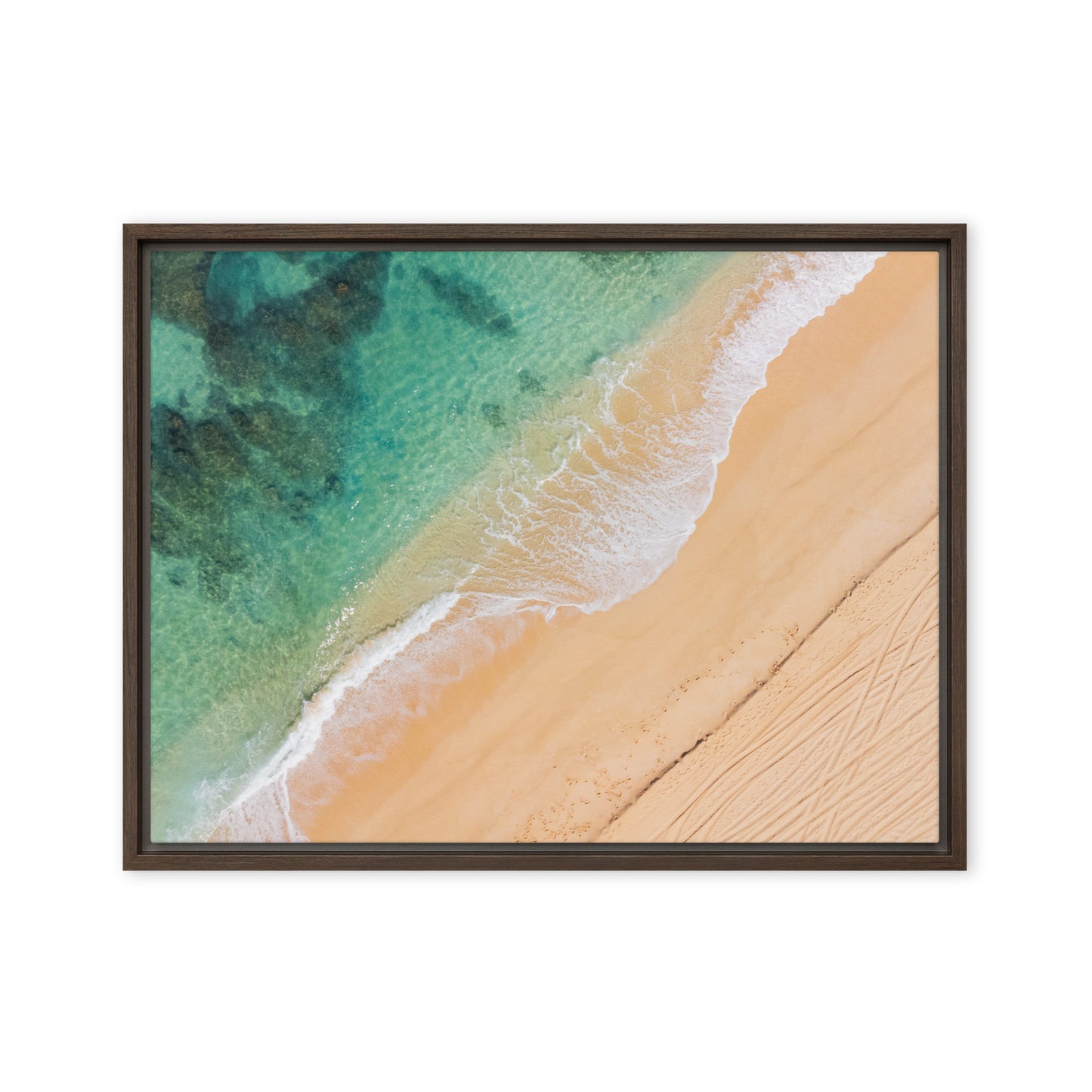 Beach Lines Framed Canvas 18"x24"