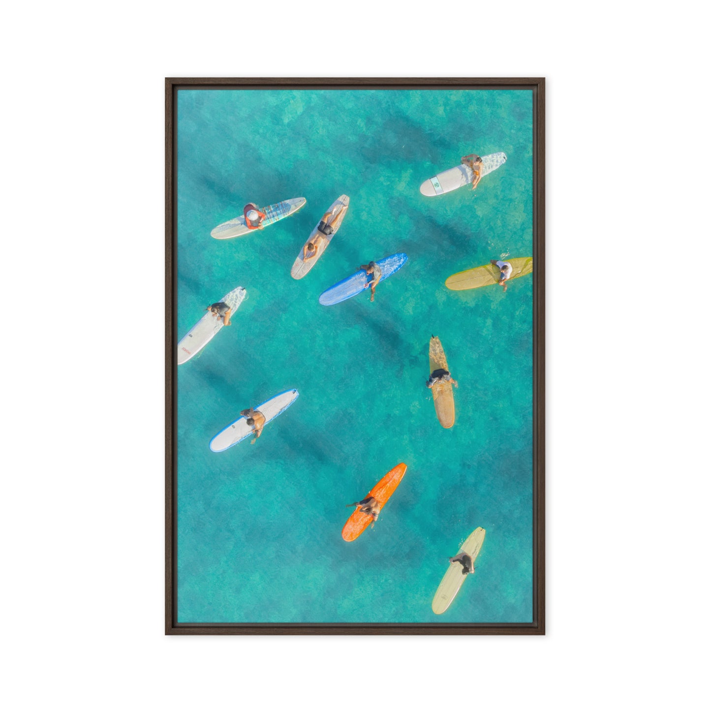 Waikiki Framed Canvas 24"x36"