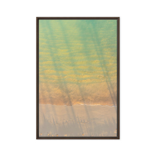 Palm Lines Framed canvas 24"x36"